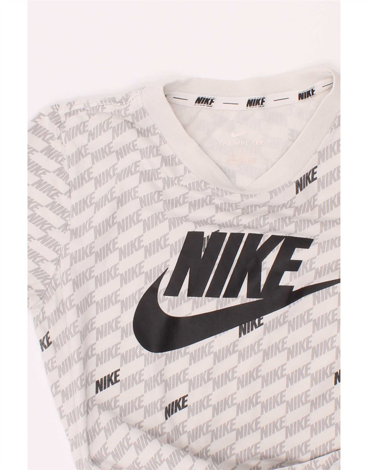 Μπλουζάκι Nike Boys Graphic T-shirt 10-11 ετών, μεσαίο λευκό