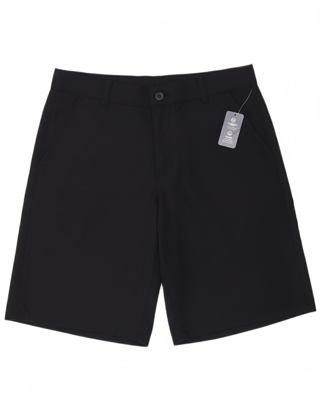 IZOD Boys Chino Shorts 15-16 Years W30  Navy Blue Polyester