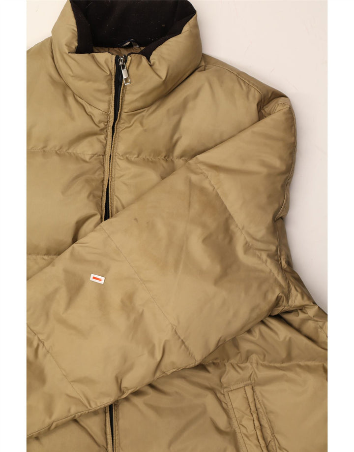 NANGAPARBAT Ανδρικό μπουφάν με επένδυση IT 58 4XL Beige Polyester