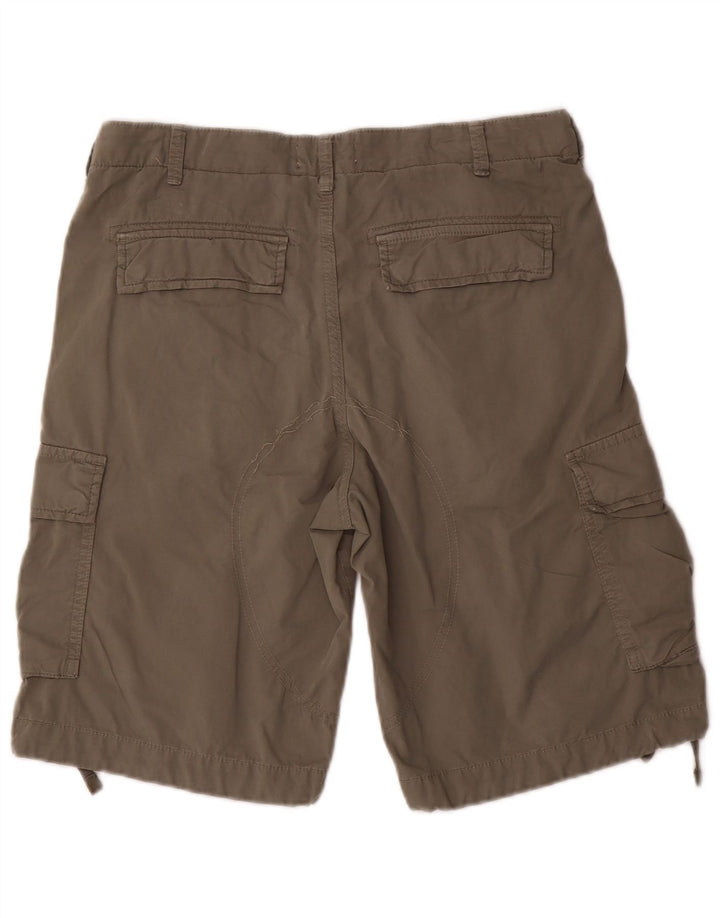 Jack & Jones Ανδρικό σορτς Cargo Small W29 Χακί βαμβακερό