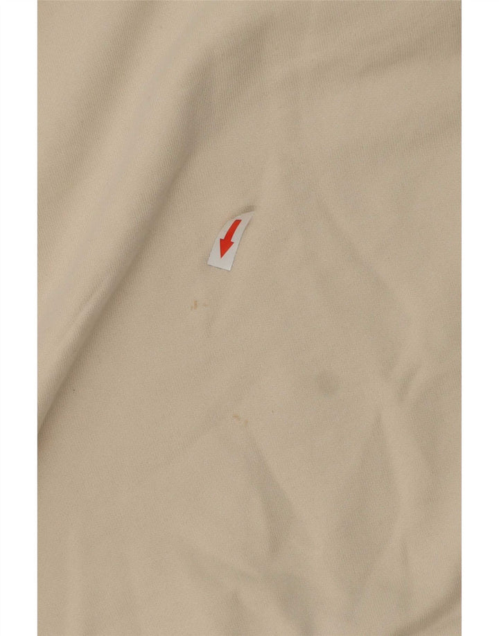 Calvin Klein Jeans Ανδρικό Φούτερ Jumper Μικρό Μπεζ Βαμβακερό