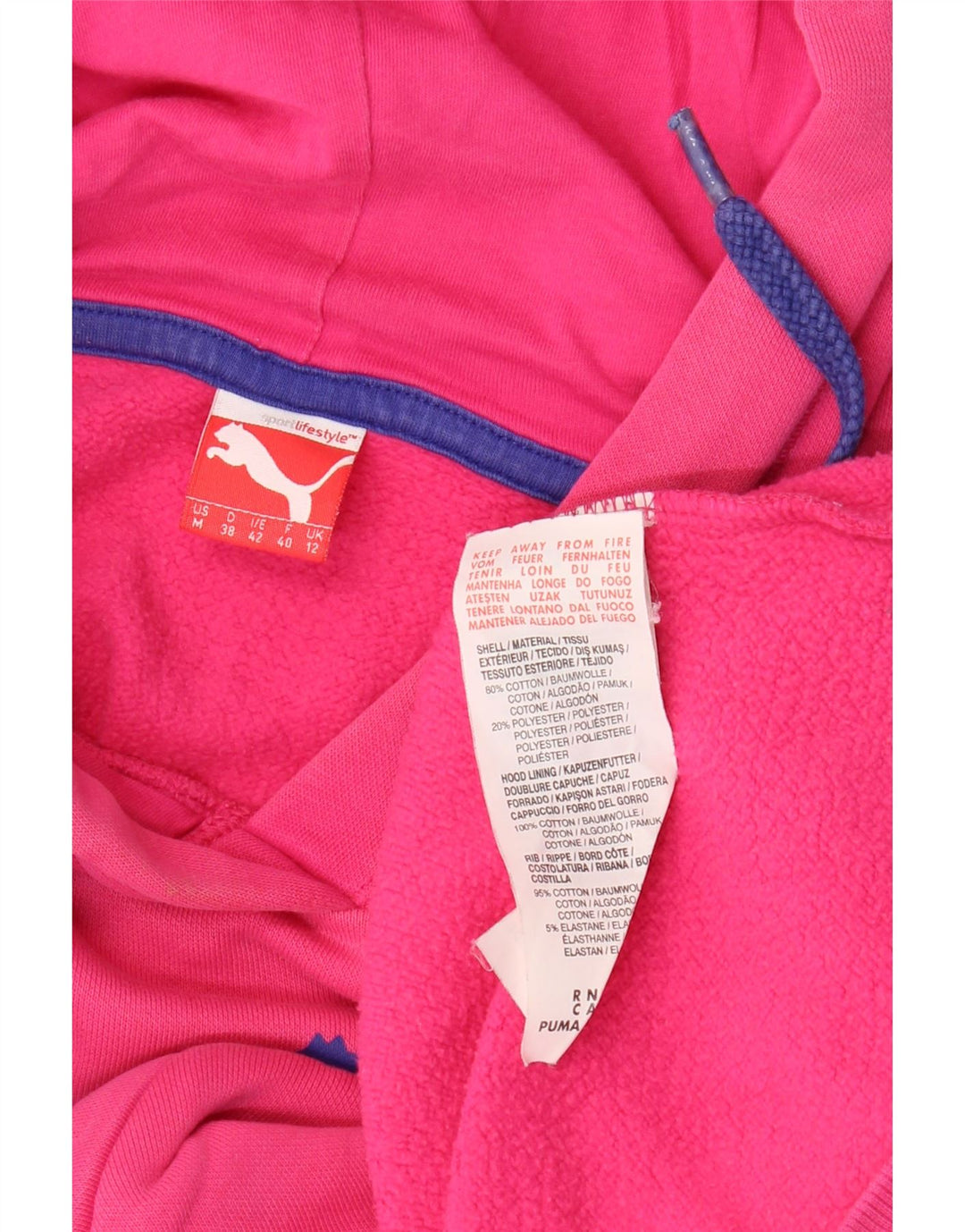 Γυναικεία κουκούλα με κουκούλα PUMA 12, μεσαίο βαμβακερό