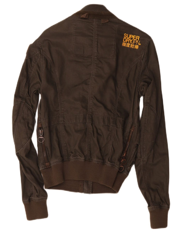 Superdry Γυναικείο Bomber Jacket UK 14 Medium Brown