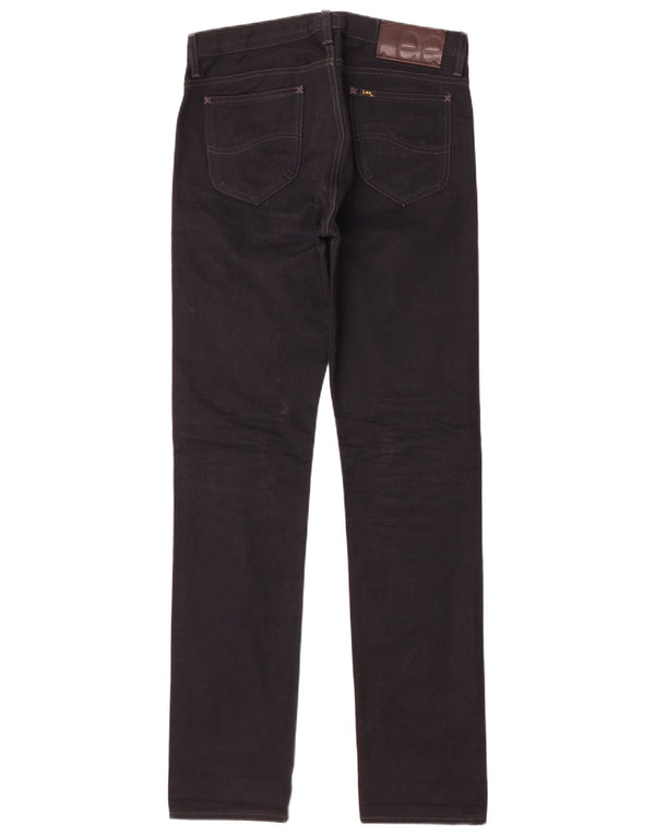 Lee Mens 101 Rider Slim Jeans W31 L34 Μαύρο βαμβακερό