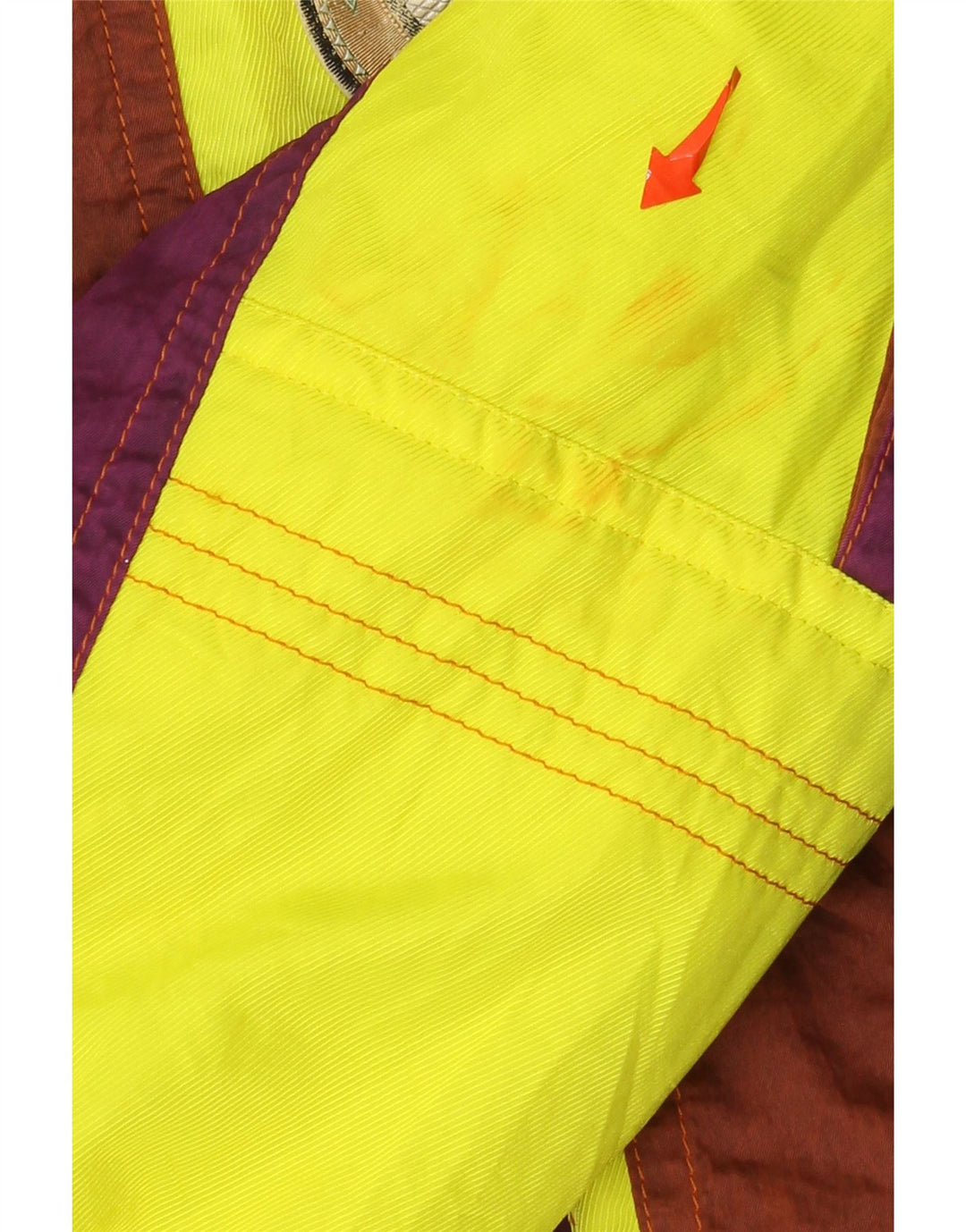 Ανδρικό τζάκετ σκι με κουκούλα Asics UK 44 2XL πολύχρωμο μπλοκ