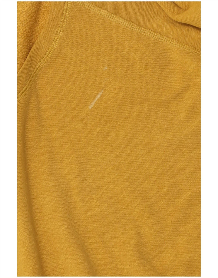 Woolrich Γυναικείο τοπ μακρυμάνικο UK 10 Small κίτρινο βαμβακερό