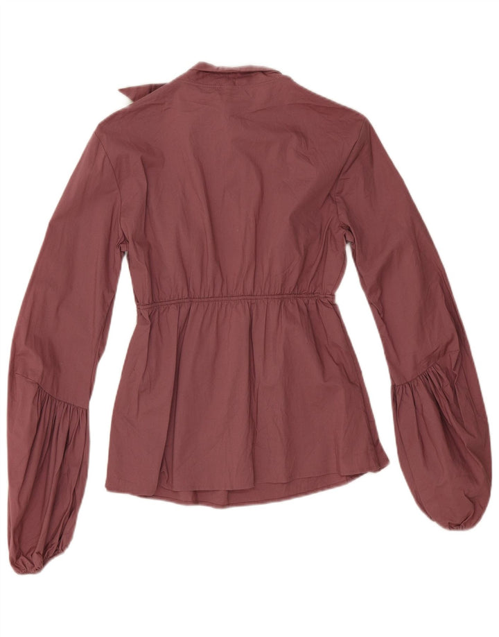 Γυναικεία μπλούζα μακρυμάνικη μπλούζα Benetton μπροστά 10 Small Pink