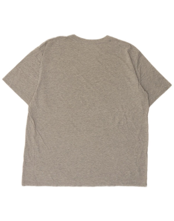 Eddie Bauer Mens Graphic T-Shirt Top Large Grey Cotton