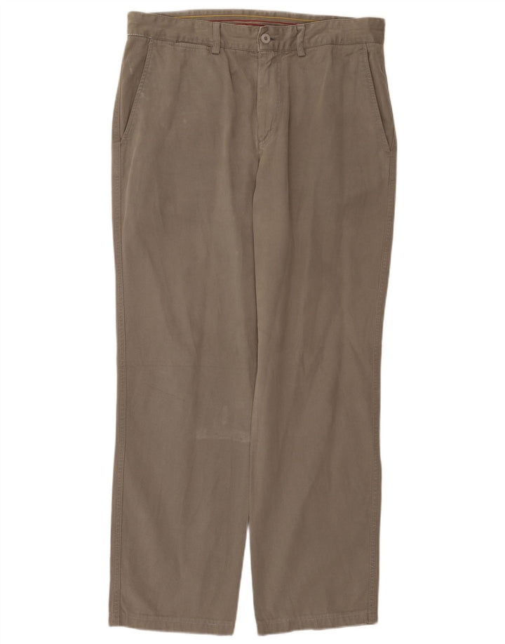 Ανδρικό ίσιο παντελόνι Chino Avirex W36 L29 Γκρι βαμβακερό