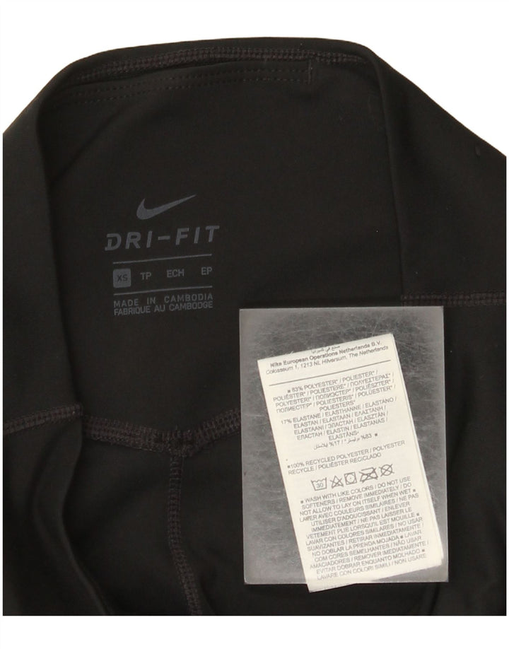 Nike Γυναικεία κολάν Capri UK 4 XS Μαύρο Πολυεστέρας
