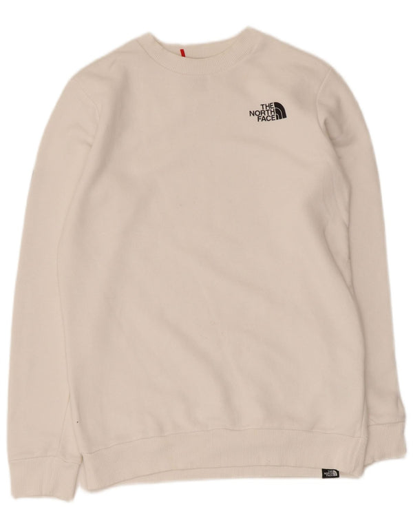 The North Face Γυναικείο Γραφικό Φούτερ Jumper UK 6 XS Λευκό βαμβακερό