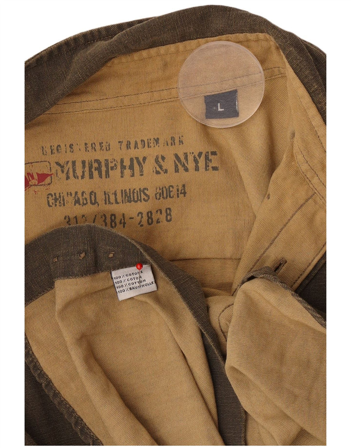 Ανδρικό πουκάμισο Murphy & Nye, μεγάλο χακί βαμβακερό