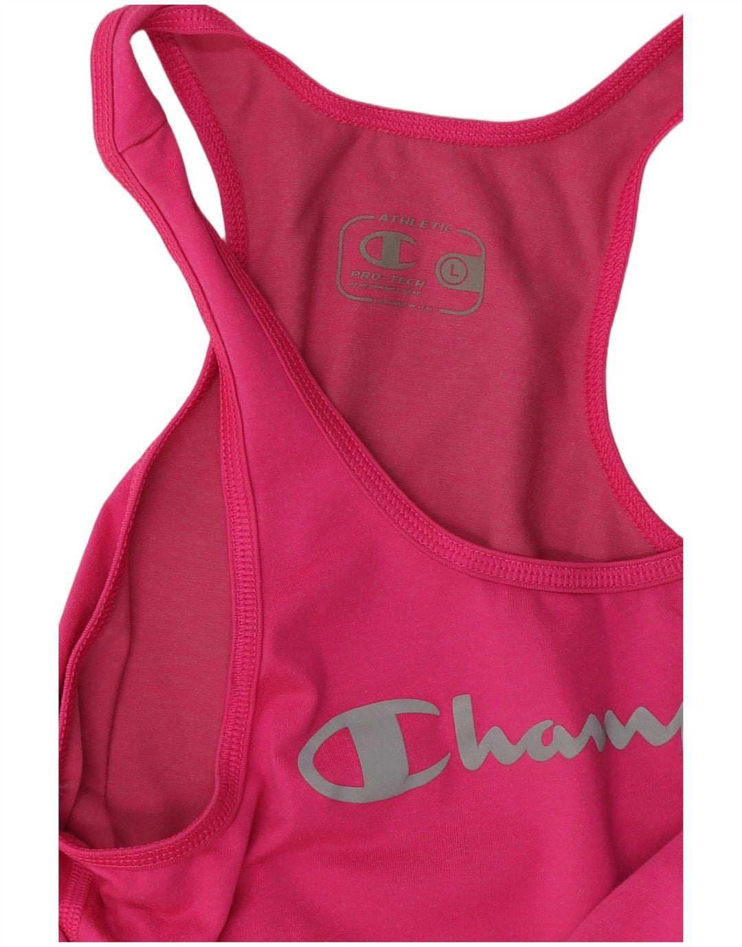 Γυναικείο T-Shirt CHAMPION Top UK 14 Large Pink