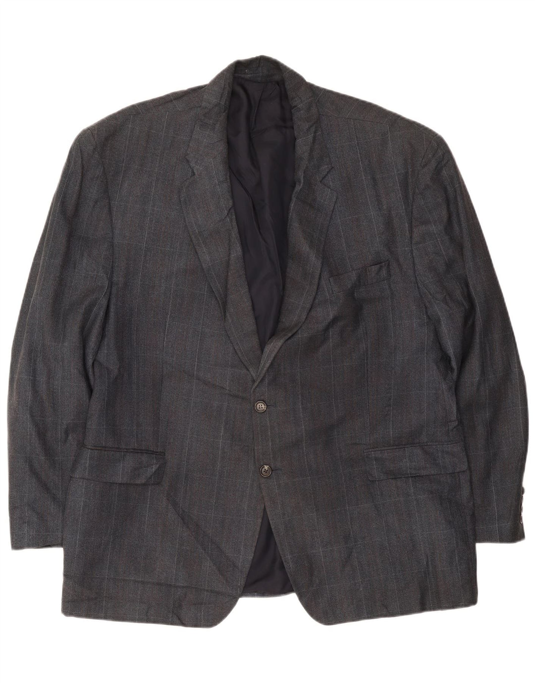 Chaps Ανδρικό σακάκι σακάκι με 2 κουμπιά UK 42 XL Navy Blue Check