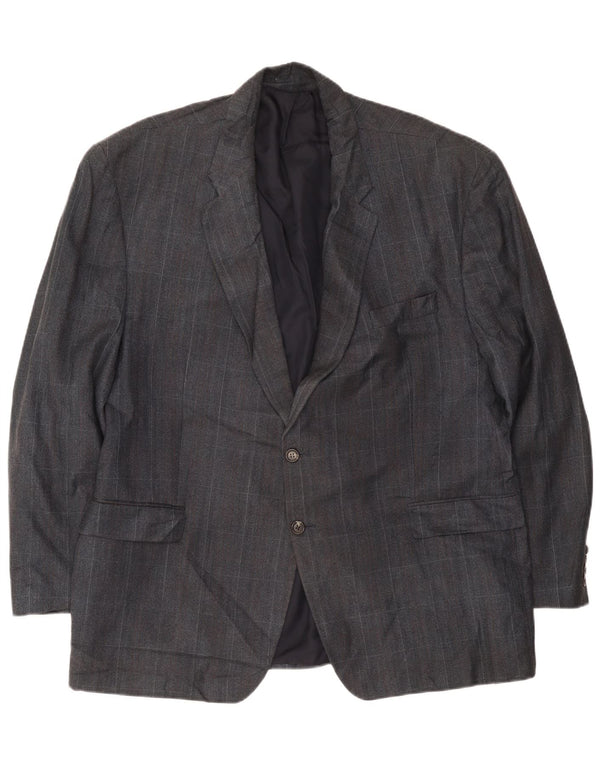 Chaps Ανδρικό σακάκι σακάκι με 2 κουμπιά UK 42 XL Navy Blue Check
