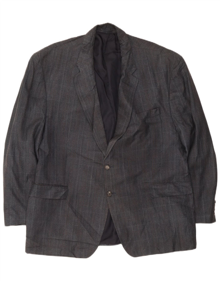 Chaps Ανδρικό σακάκι σακάκι με 2 κουμπιά UK 42 XL Navy Blue Check