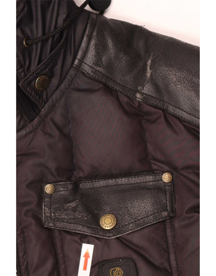 Refrigiwear Ανδρικό μπουφάν με κουκούλα Cruz UK 38 μεσαίο μαύρο πολυεστέρα