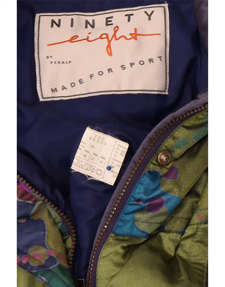 Γυναικεία φόρμα σκι ενενήντα οκτώ UK 12 Medium Navy Blue Colourblock