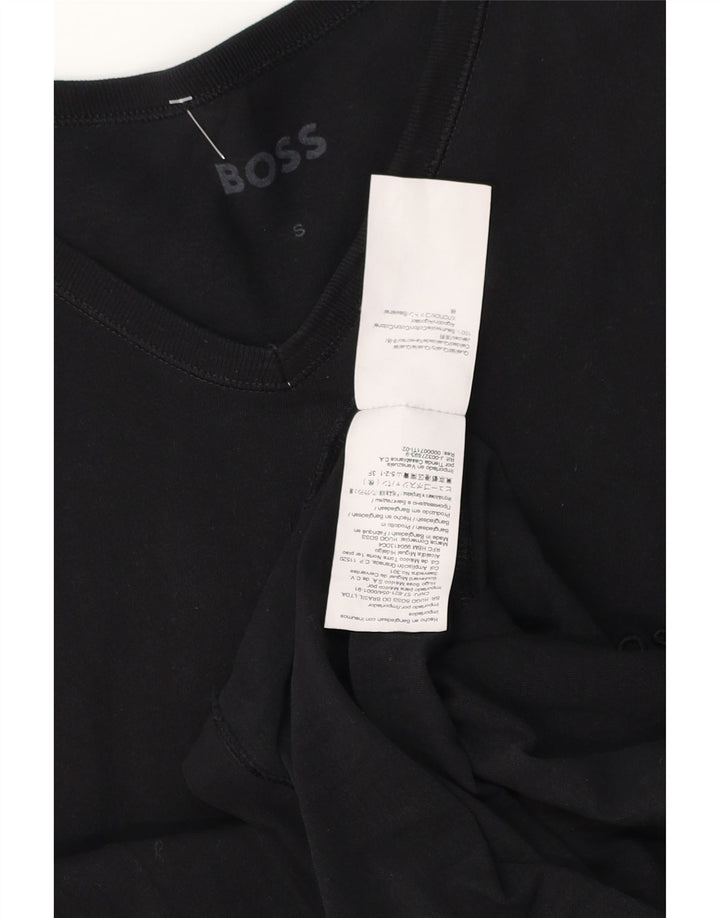 Ανδρικό T-Shirt Hugo Boss Top Μικρό μαύρο βαμβακερό
