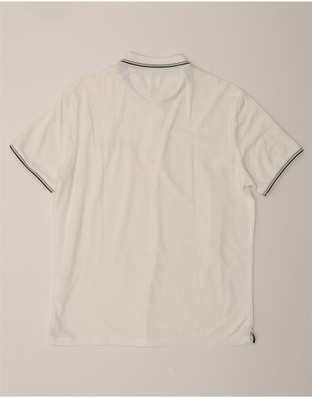 CHAMPION Ανδρικό πουκάμισο Polo Easy Fit μεγάλο λευκό βαμβακερό