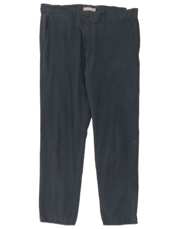 Marks & Spencer Γυναικεία κωνικό παντελόνι Chino UK 14 Large W34 L28 Navy Blue
