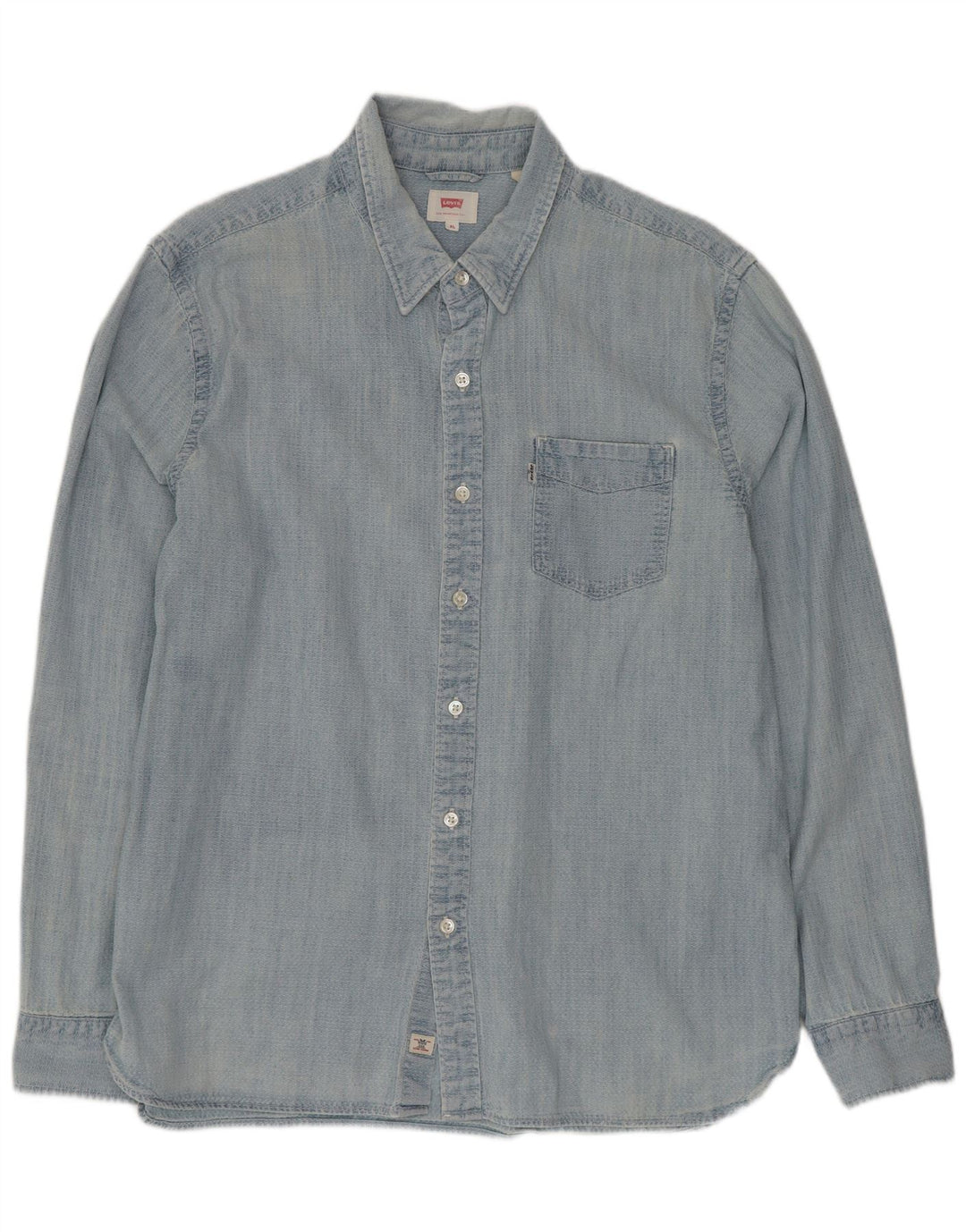 Ανδρικό πουκάμισο Levi's XL Μπλε βαμβακερό