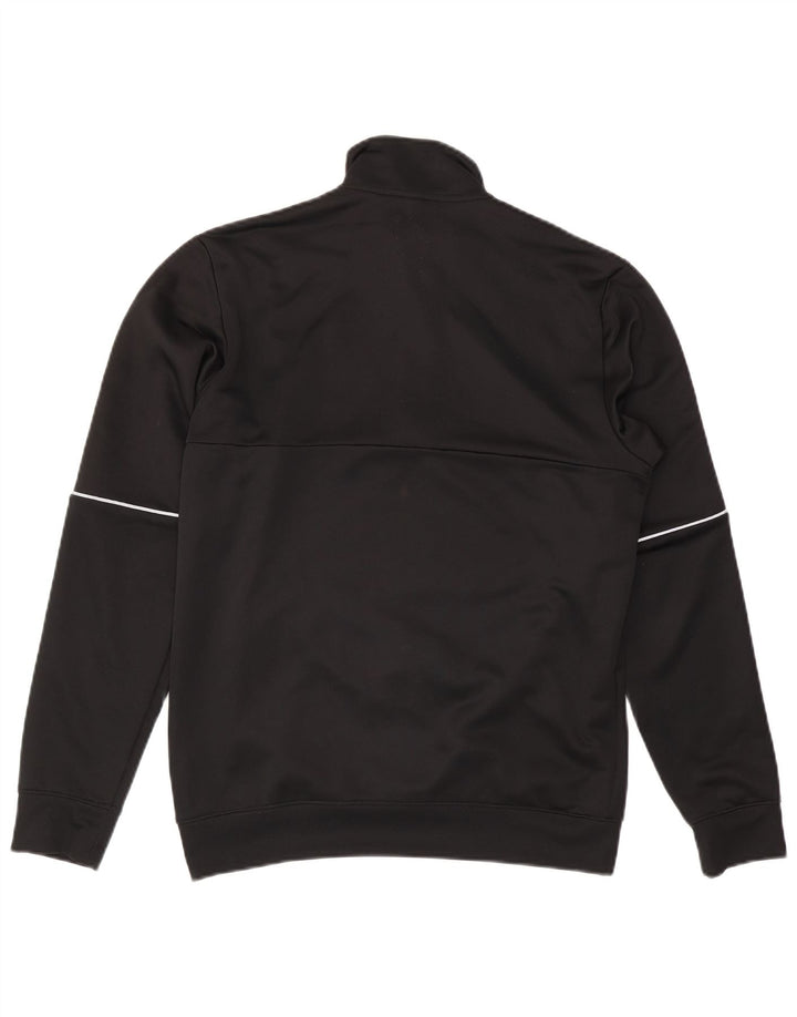 Ανδρικό φούτερ Adidas Aeroready με φερμουάρ, μεσαίο μαύρο πολυεστέρα