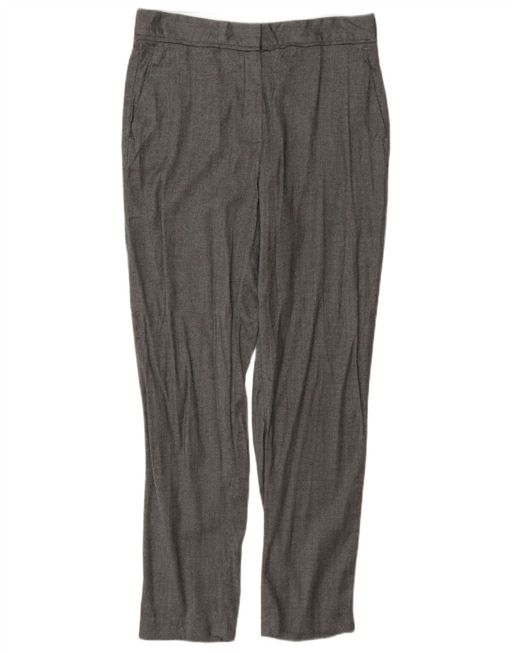 Massimo Dutti Γυναικείο Slim Suit Παντελόνι EU 38 Small W28 L28 Grey Wool