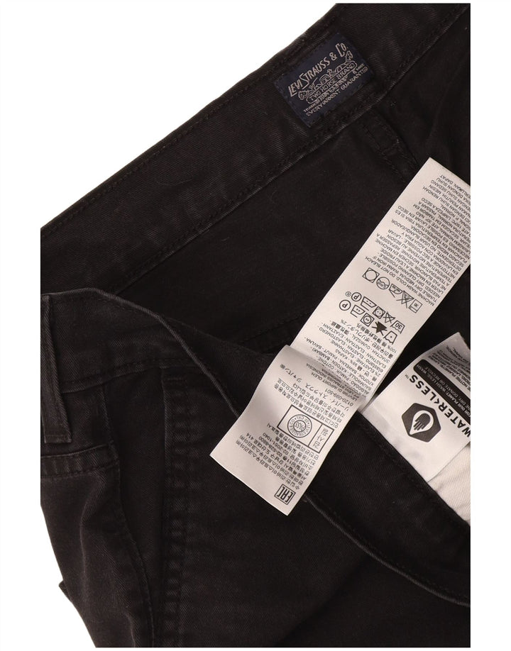 Ανδρικό παντελόνι Chino Levi's W36 L30 μαύρο βαμβακερό