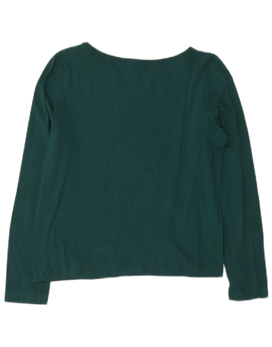 Zara Γυναικείο Crop Top Μακρυμάνικο UK 14 Medium Green
