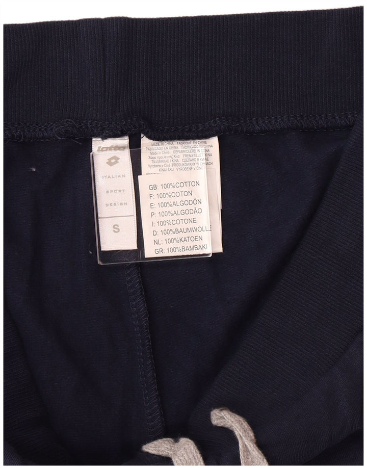 Γυναικεία αθλητική φόρμα LOTTO Παντελόνι UK 8 Small Navy Blue Cotton