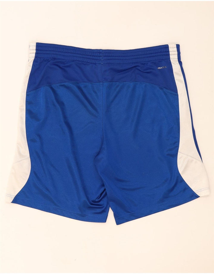 Ανδρικό σορτς Adidas Climalite με μεγάλο μπλε χρώμα πολυεστέρα