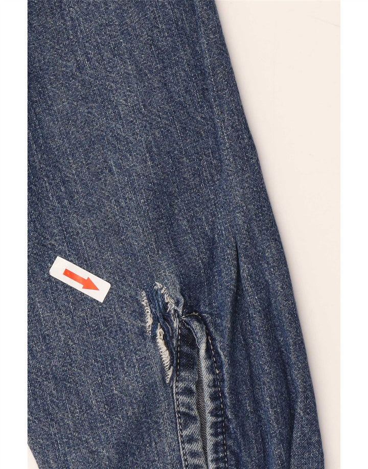 Ανδρικό τζιν πουκάμισο Levi's μεσαίο μπλε βαμβακερό