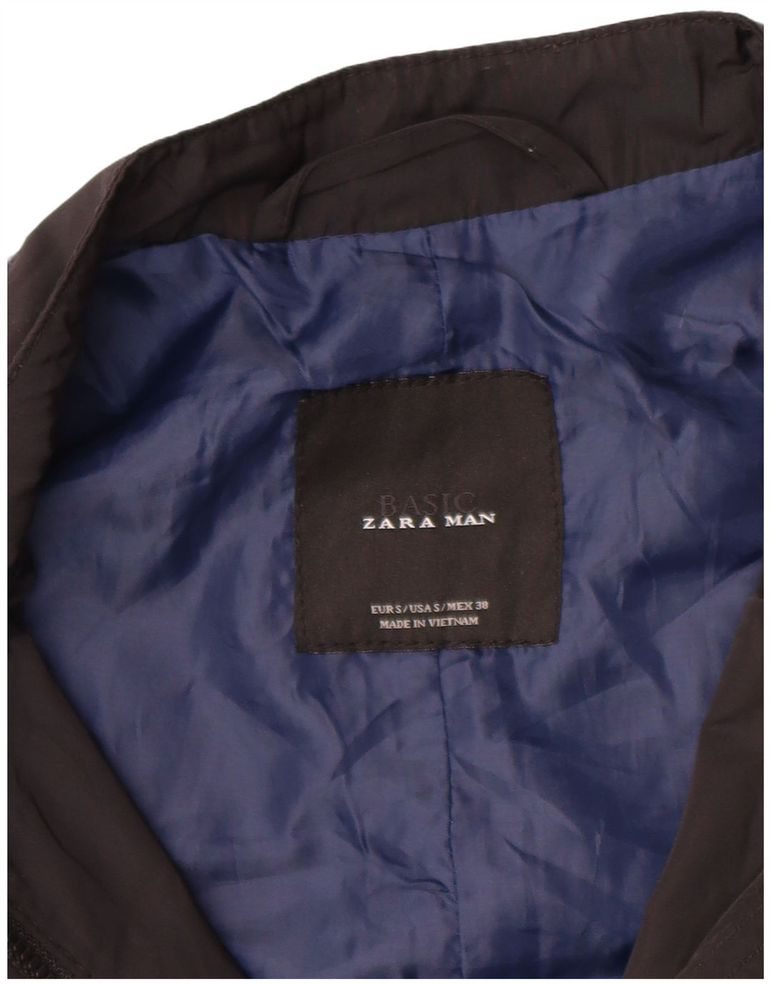 Ανδρικό μπουφάν ZARA Bomber UK 36 Small Black Polyester