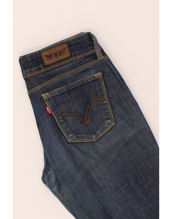 LEVI'S Womens Slim Jeans W29 L34 Navy Blue Cotton Vintage Levi's and Second-Hand Levi's from Messina Hembry 