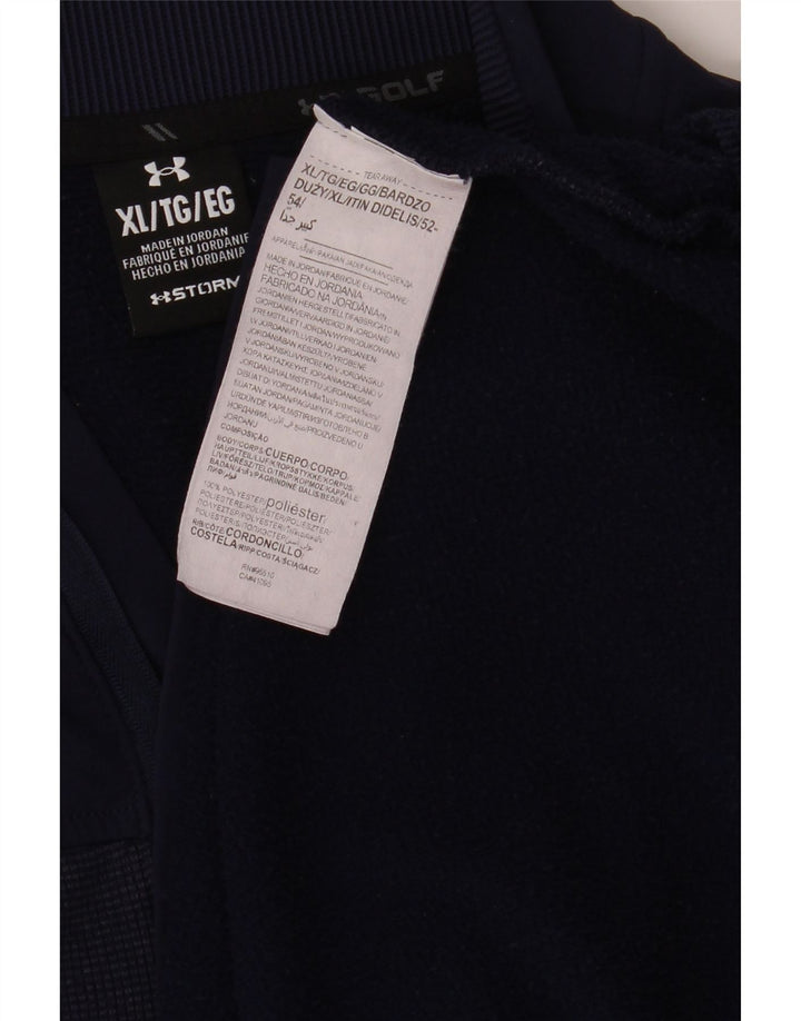 Ανδρικό φούτερ UNDER Armor με φερμουάρ Jumper XL Navy Blue Polyester