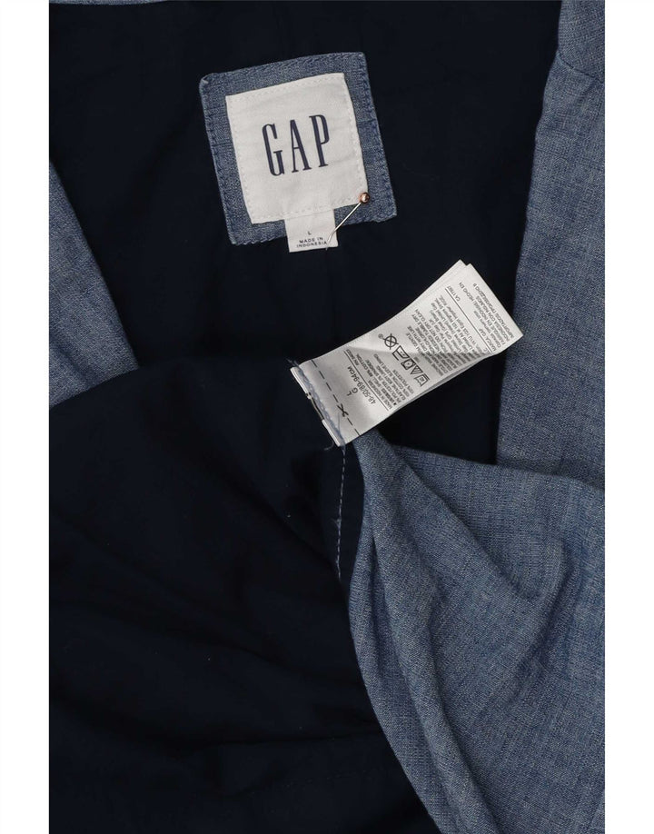 Ανδρικό μπουφάν Gap 2 Button Blazer UK 40 Large Blue Cotton