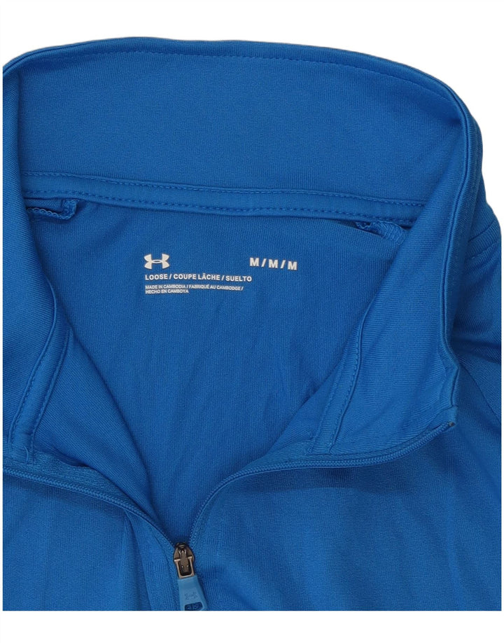 Ανδρική φόρμα πουλόβερ με φερμουάρ Under Armour Top Medium Blue