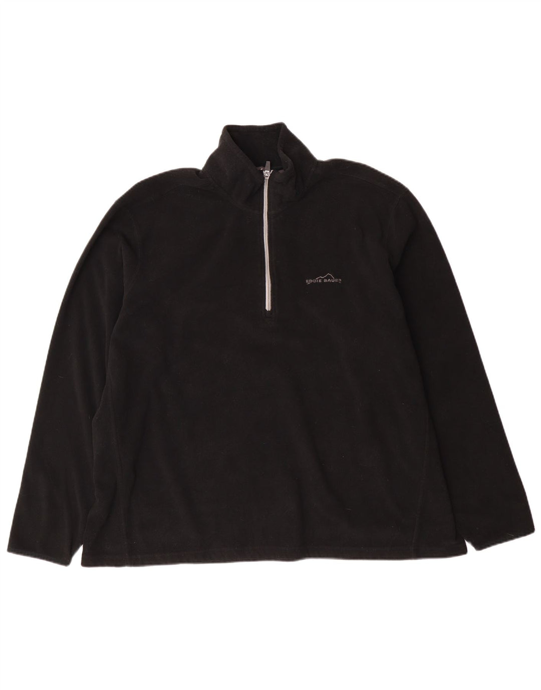 Eddie Bauer Ανδρικό φερμουάρ Fleece Jumper 2XL μαύρο πολυεστέρα