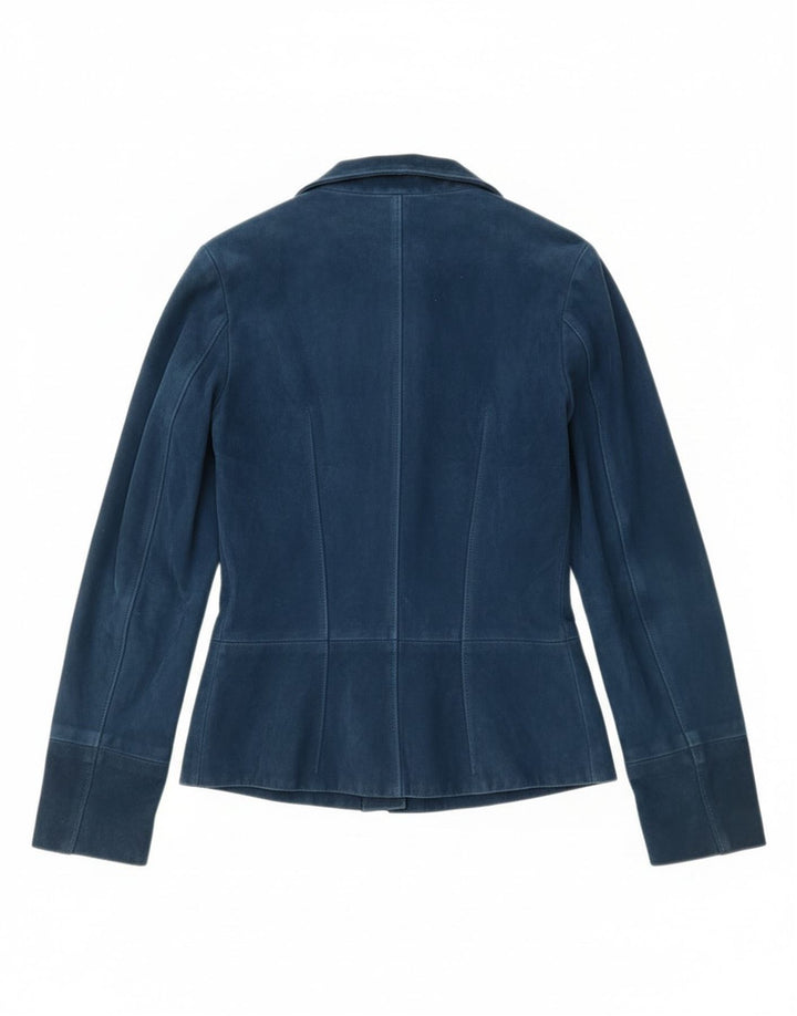 Vintage γυναικείο σακάκι με 2 κουμπιά UK 4 XS Navy Blue