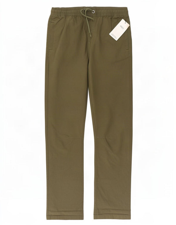 Marks & Spencer Boys ίσιο παντελόνι Chino 13-14 ετών W28 L29 Khaki