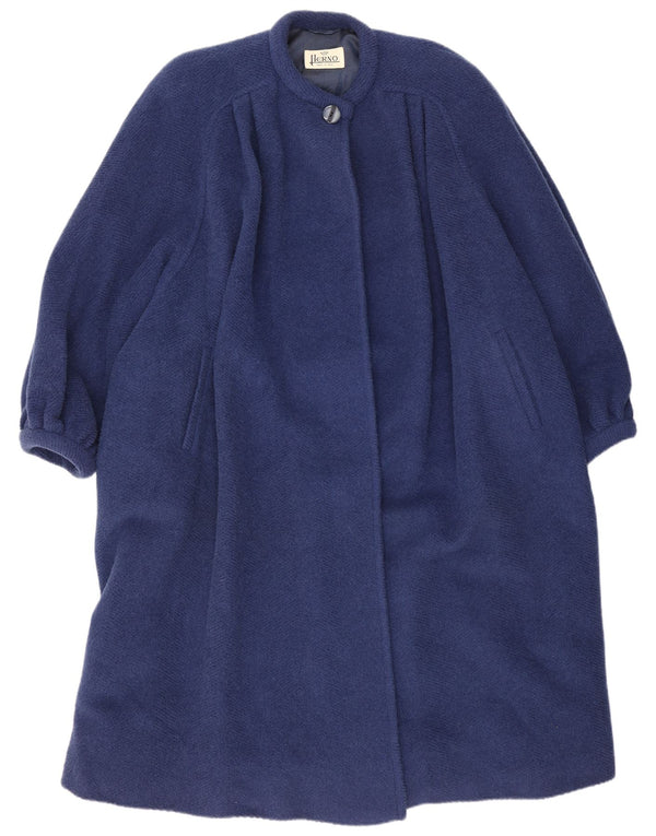 Herno Γυναικείο Πανωφόρι Oversized IT 42 Medium Blue Wool