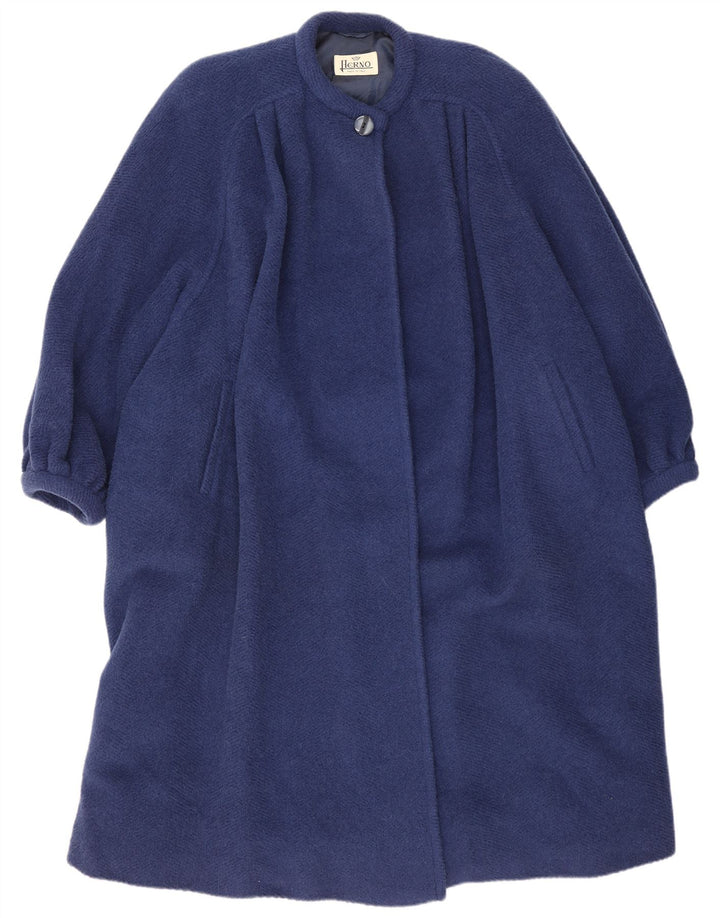 Herno Γυναικείο Πανωφόρι Oversized IT 42 Medium Blue Wool