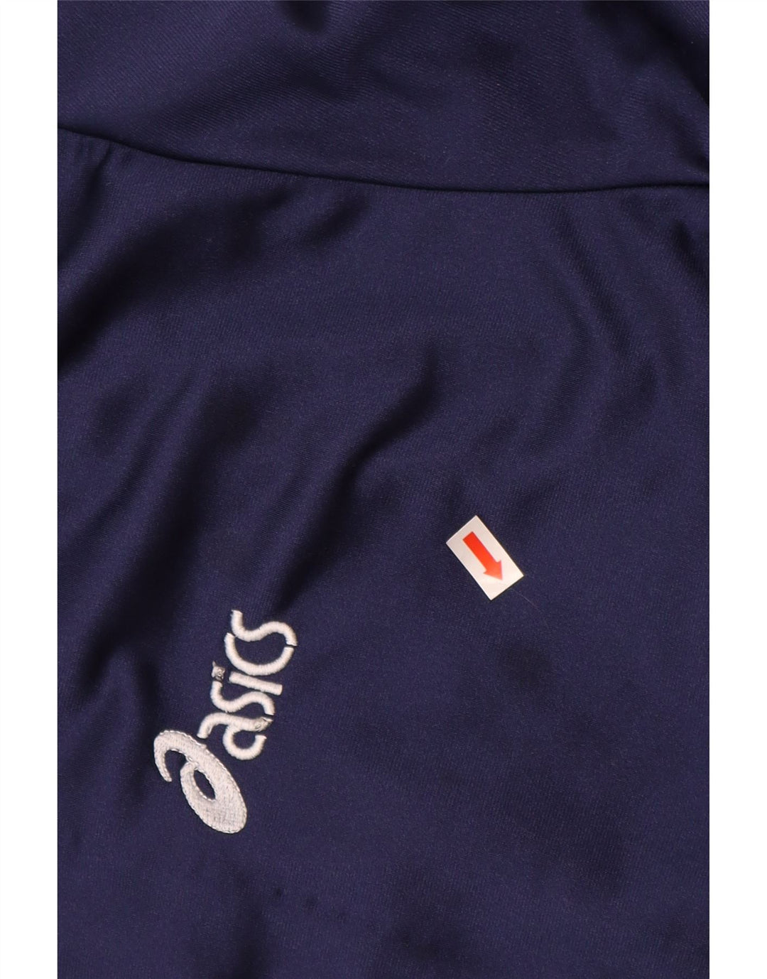 Ανδρική φόρμα γυμναστικής γραφική ASICS Top Jacket XL Navy Blue Colorblock Polyamide