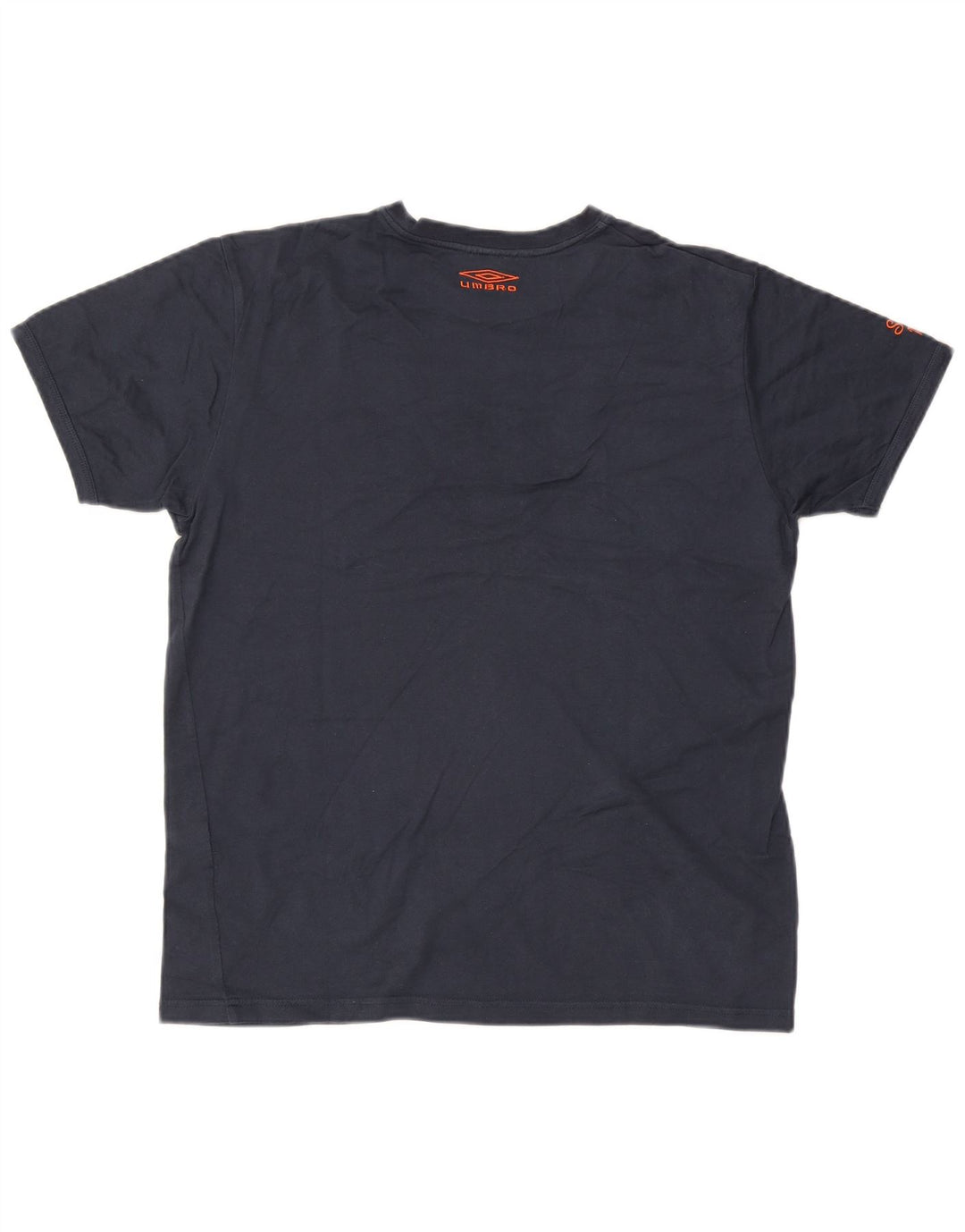 Ανδρικό γραφικό T-Shirt Umbro Τοπ μεσαίο μπλε ναυτικό βαμβακερό