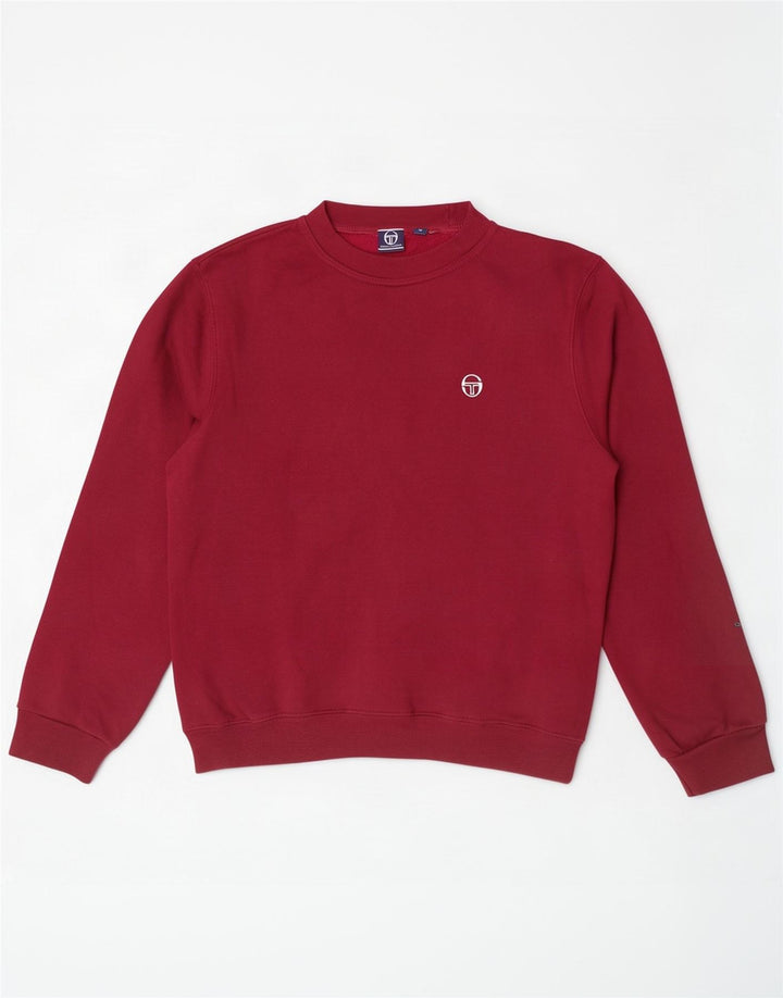 Sergio Tacchini Γυναικείο Φούτερ Jumper UK 10 Small Burgundy