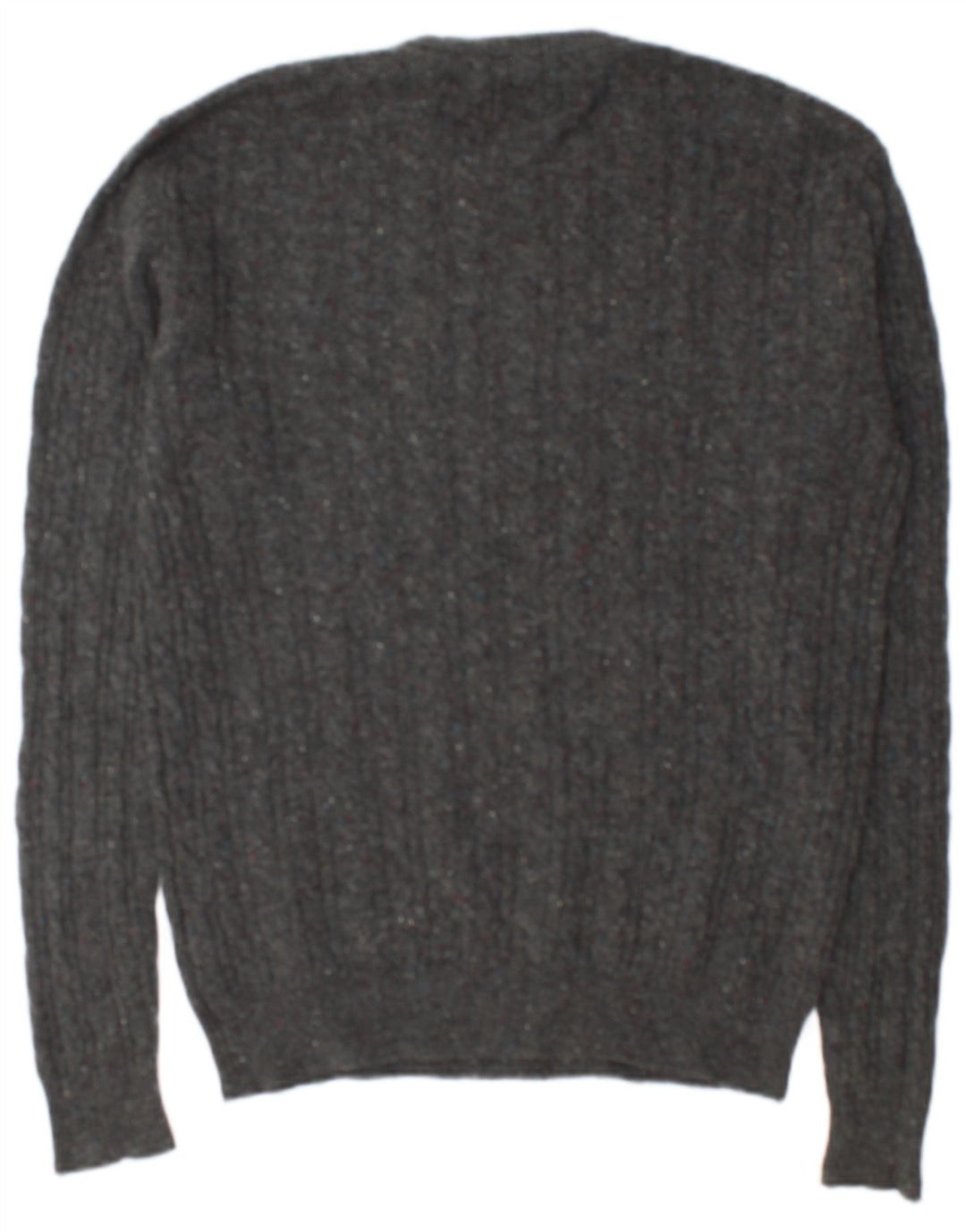 Jack Wills Ανδρικό πουλόβερ με λαιμόκοψη Marlow Crew Medium Grey Flecked