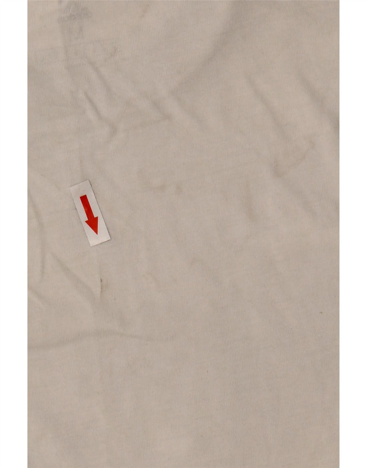 Ανδρικό T-Shirt Adidas Τοπ μεσαίο λευκό βαμβακερό