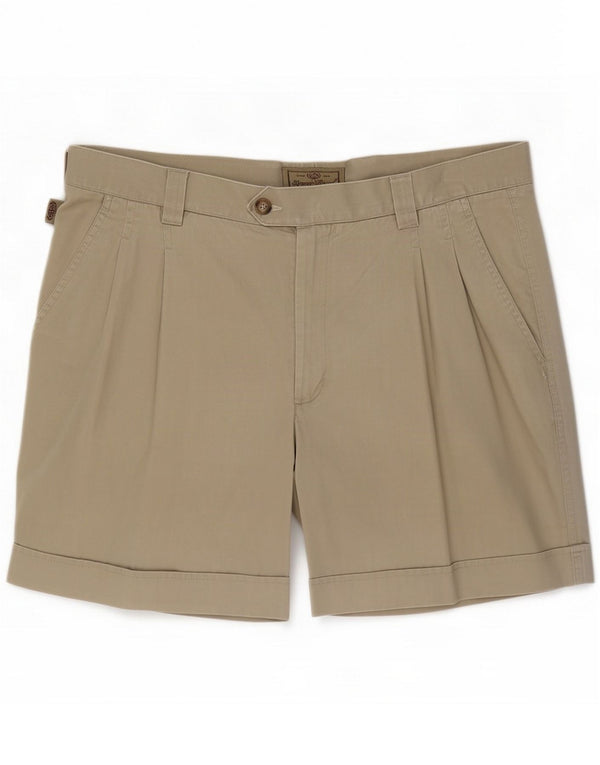 European Project Mens Pegged Chino Shorts IT 52 XL W32 Beige Cotton