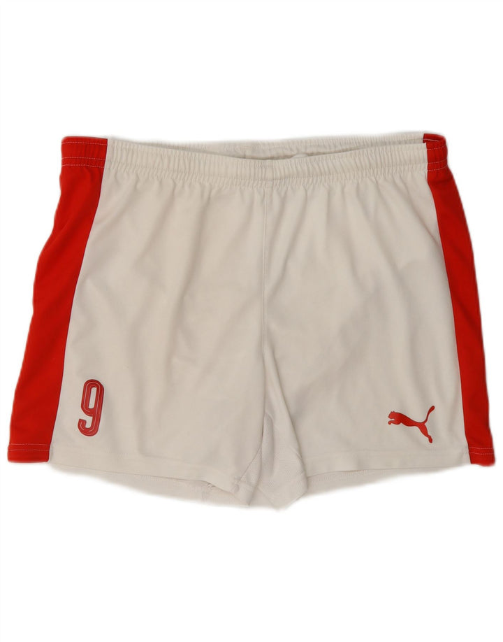 Αθλητικά σορτς Puma Boys 15-16 ετών Λευκό Πολυεστέρας